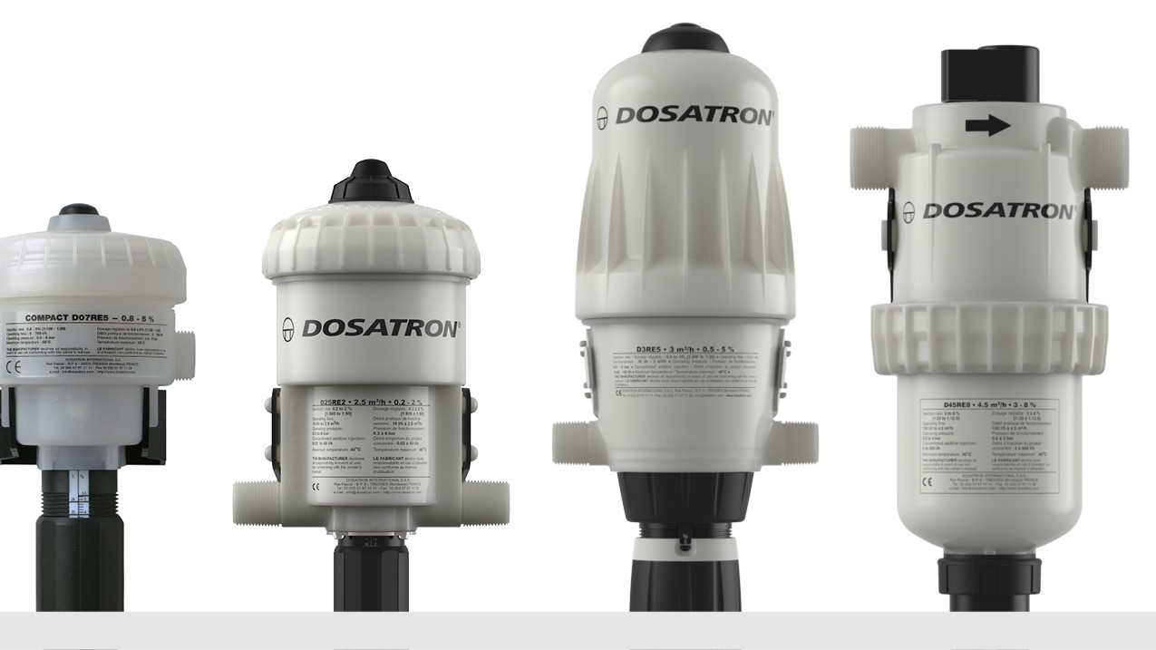 Dosatron Metering Pumps for Corrosive Additives