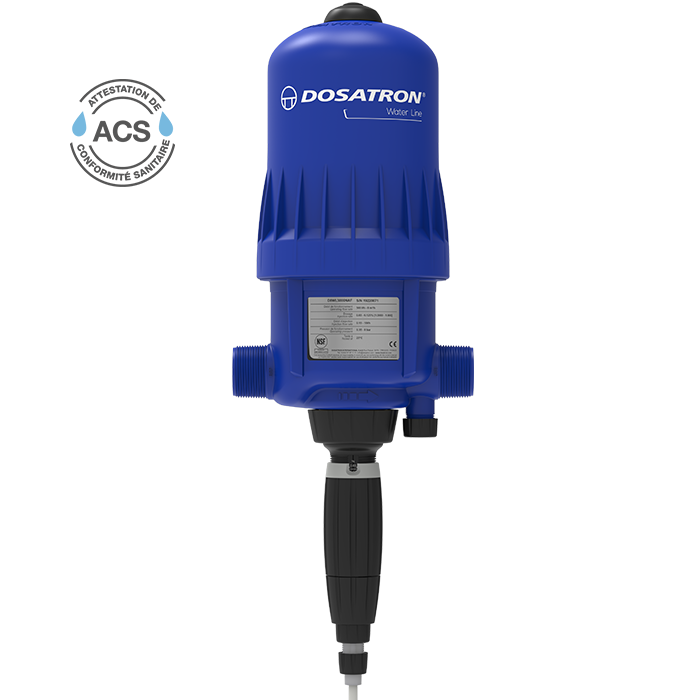 Πιστοποιημένη δοσομετρική αντλία χλωρίου Dosatron - μοντέλο D8WL3000N