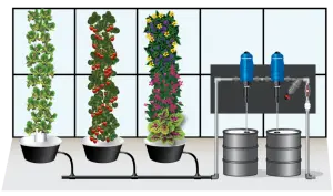 Hydroponics Grow Towers: Vertical Garden for Fresh Food